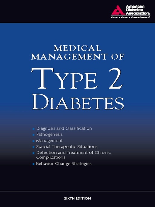 Title details for Medical Management of Type 2 Diabetes by American Association - Available
